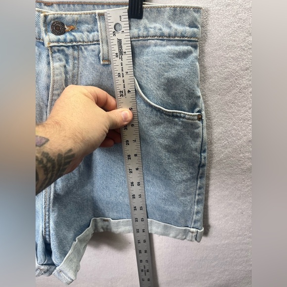 Levi’s VTG 954 Regular Fit Denim Jean Shorts Womens 11 Jr Orange Tab 12/95 2131 - Picture 6 of 9